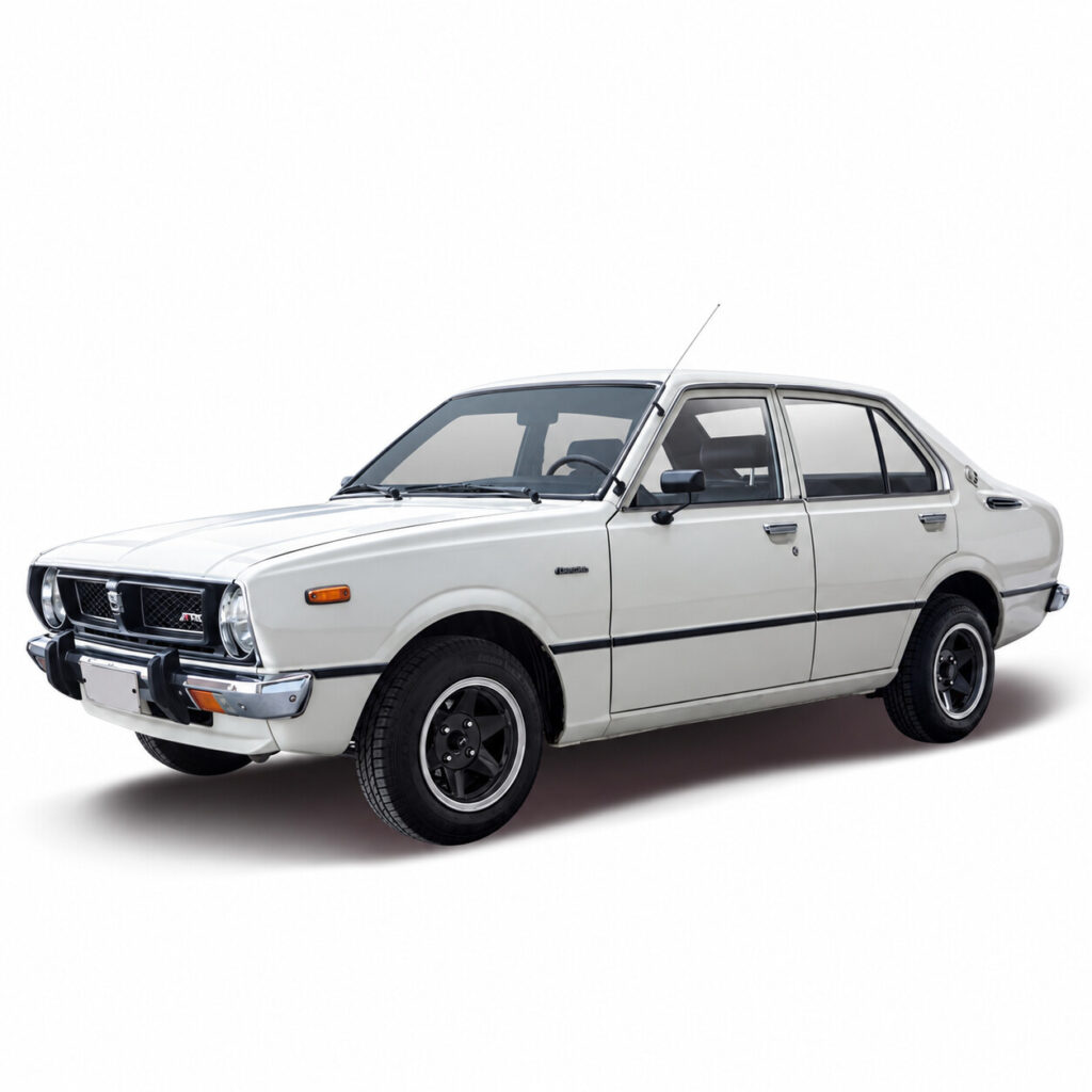 Toyota 1992 white car — front three-quarter view